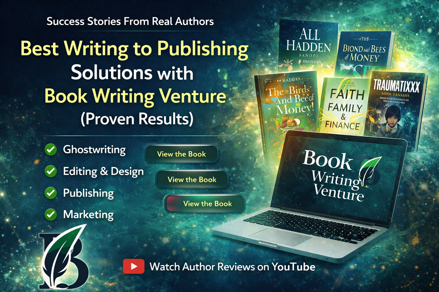 How and Why You Can Get the Best Writing to Publishing Solution with Book Writing Venture